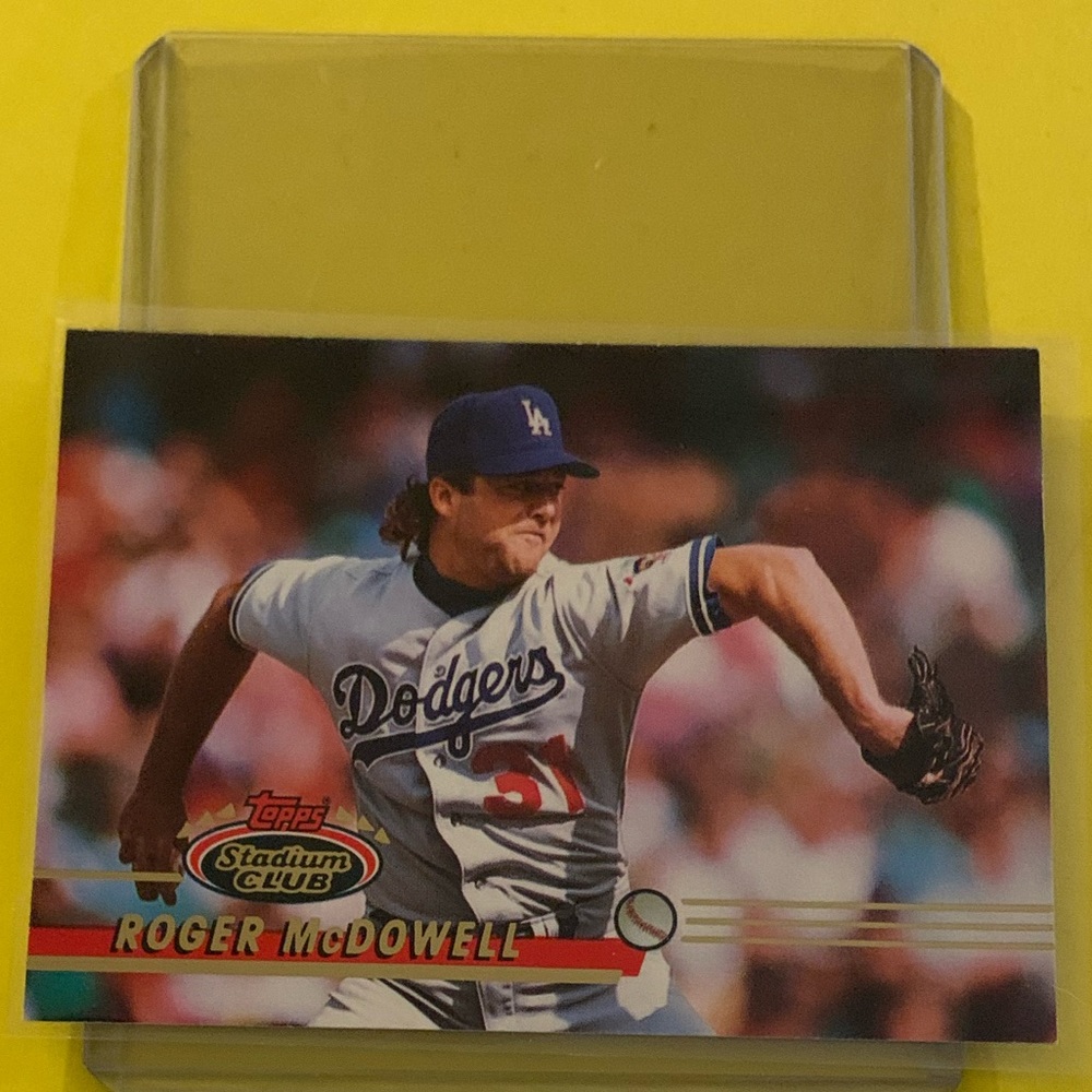 Roger McDowell #251 1993 Topps Stadium Club Baseball Card